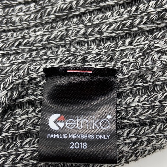 Ethika Rib Fold Beanie in Heather - OS - NIP - Picture 3 of 4